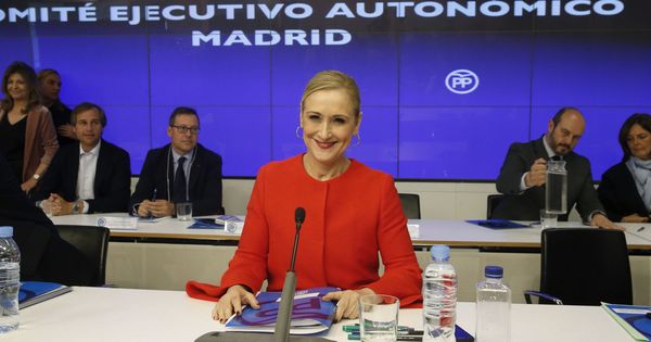 Foto: Cifuentes, en uno de los últimos Comités Ejecutivos Autonómicos del PP de Madrid