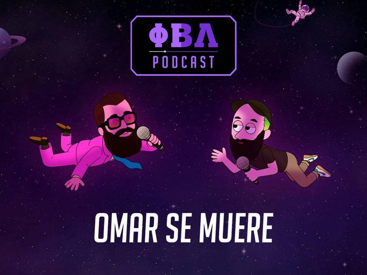 Foto: Cartel del 'podcast' 'Omar se muere', de Omar Álvarez y Antonio Castelo.