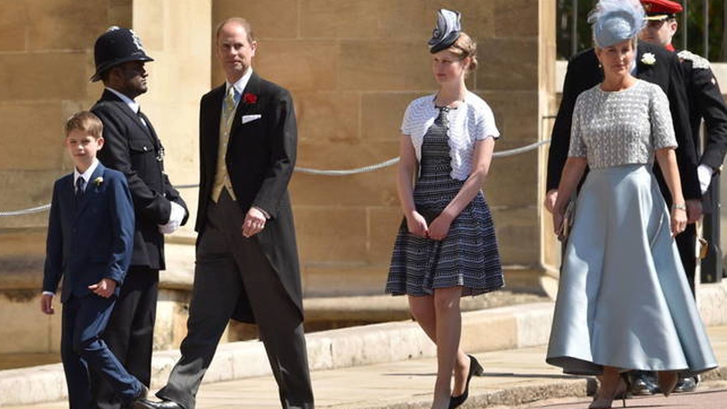 El príncipe Eduardo, Sophie Wessex y sus hijos en una imagen de archivo. (Reuters)