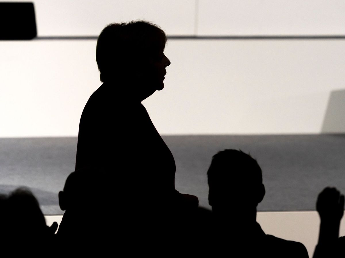 Foto: Angela Merkel, canciller alemana, durante una conferencia en 2019. (EFE)
