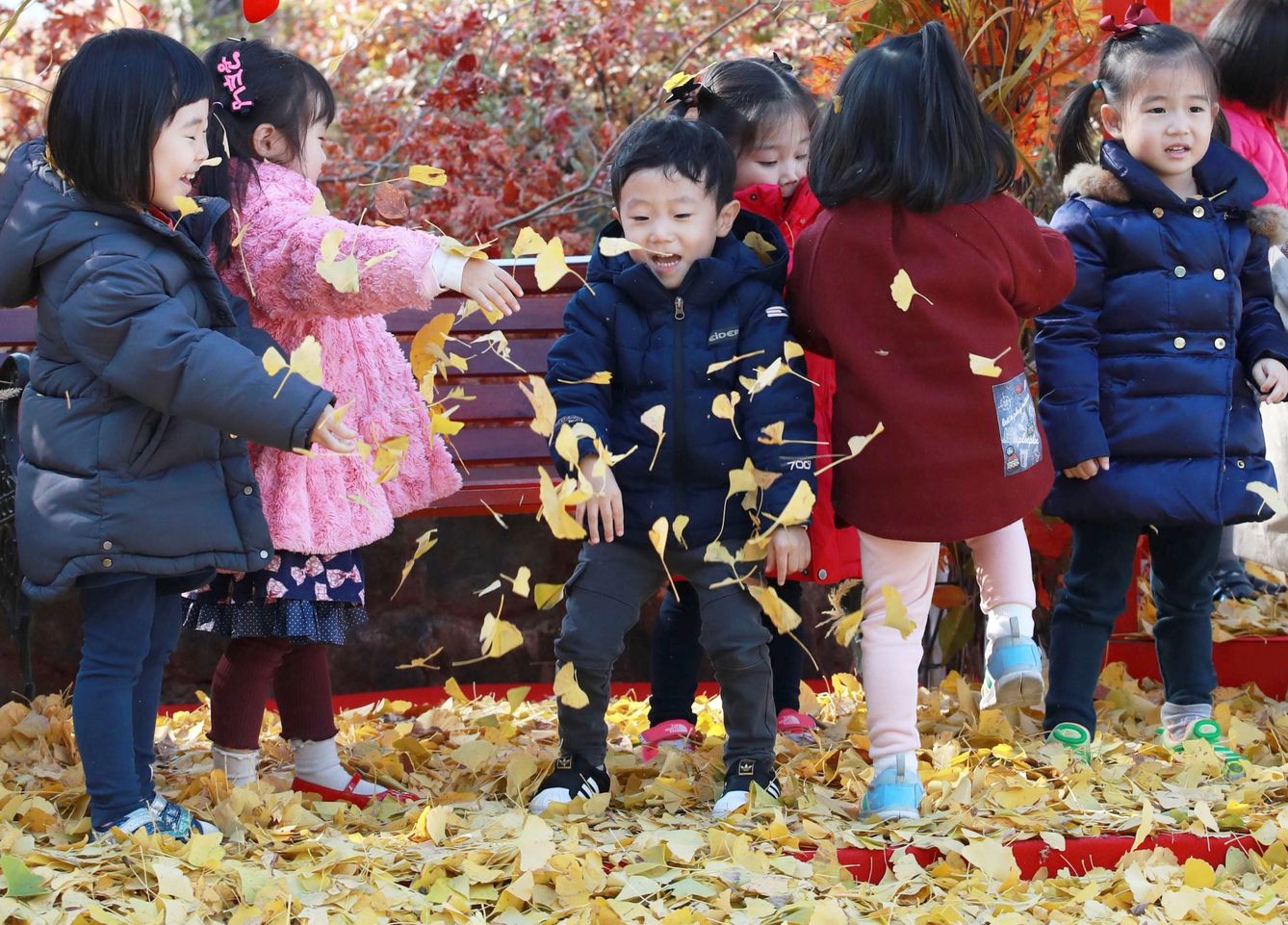 Niños en Corea del Sur. (EFE)