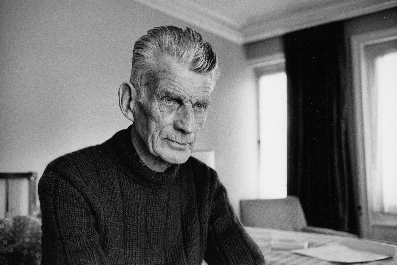 Samuel Beckett, autor de 'Esperando a Godot,' fotografiado en Londres en 1980.