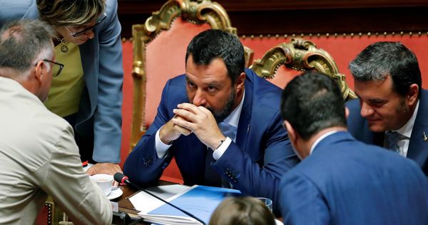 Foto: Matteo Salvini en el Parlamento italiano. (Reuters)