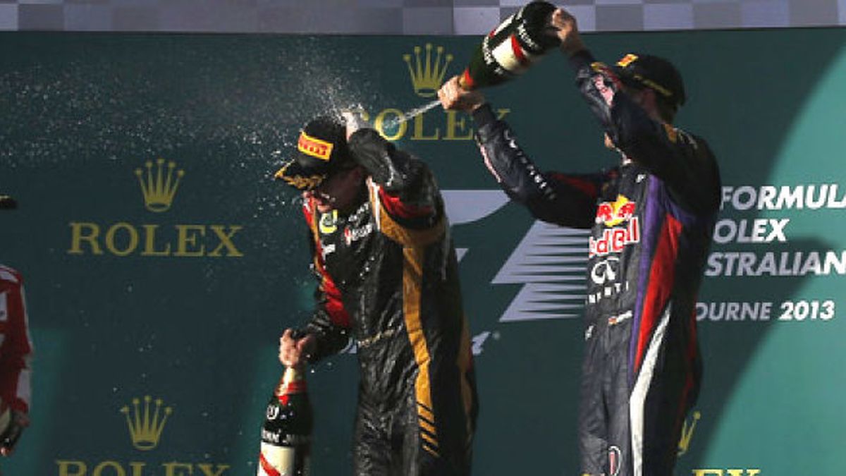 Raikkonen gana en Australia con Alonso en segundo lugar, por delante de Vettel