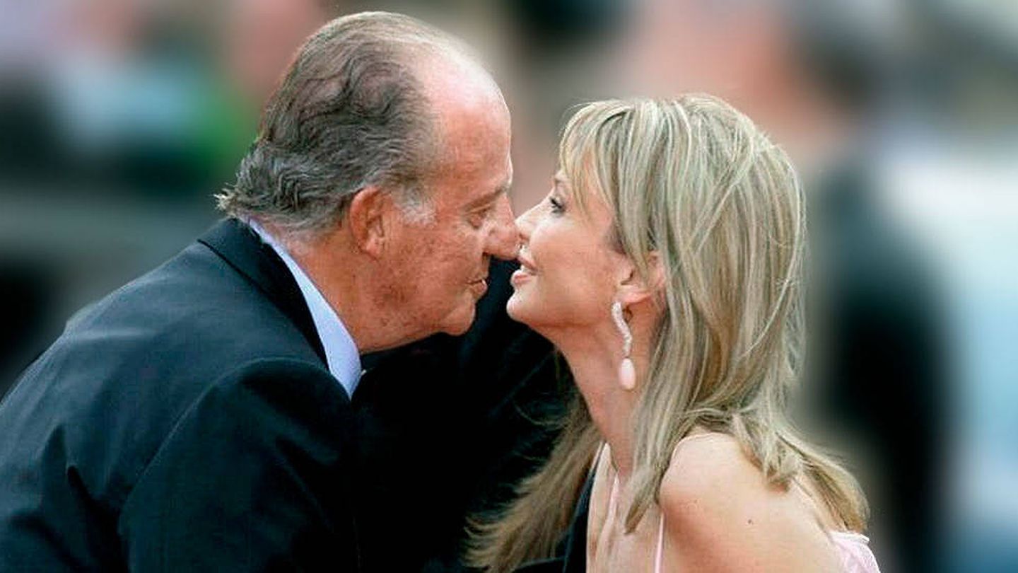 El rey Juan Carlos y Corinna Larsen, en una imagen de la entrega de los premios Laureus. 