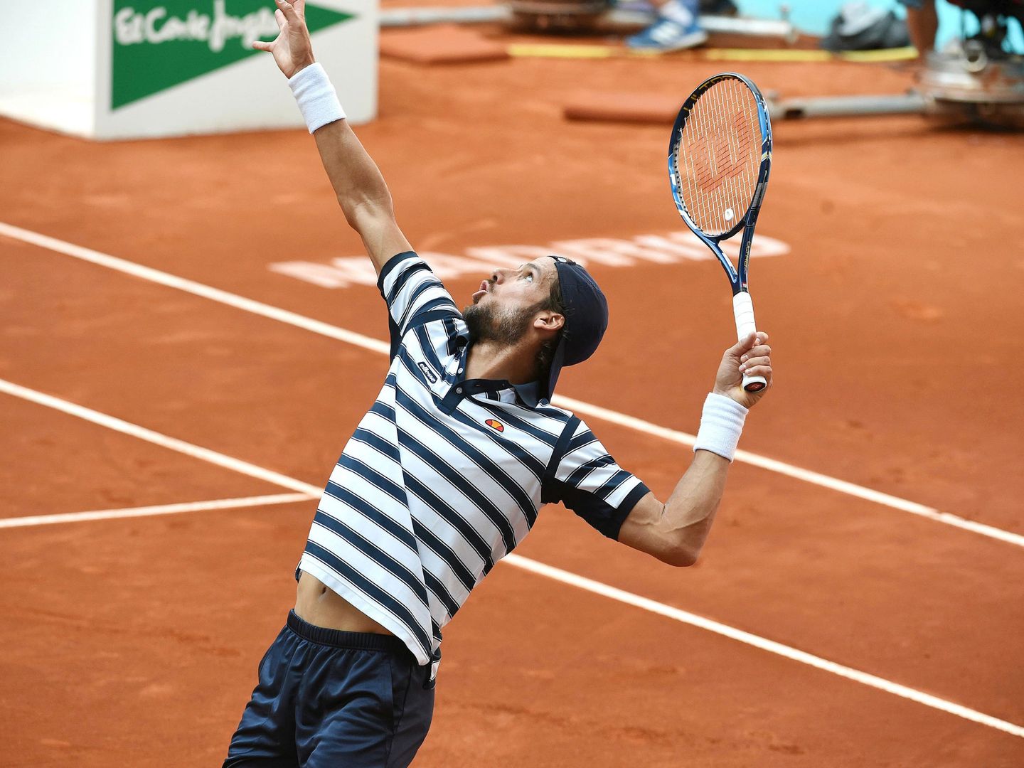 Feliciano López es el único jugador que ha participado en todas las ediciones del Mutua Madrid Open de tenis. (EFE)
