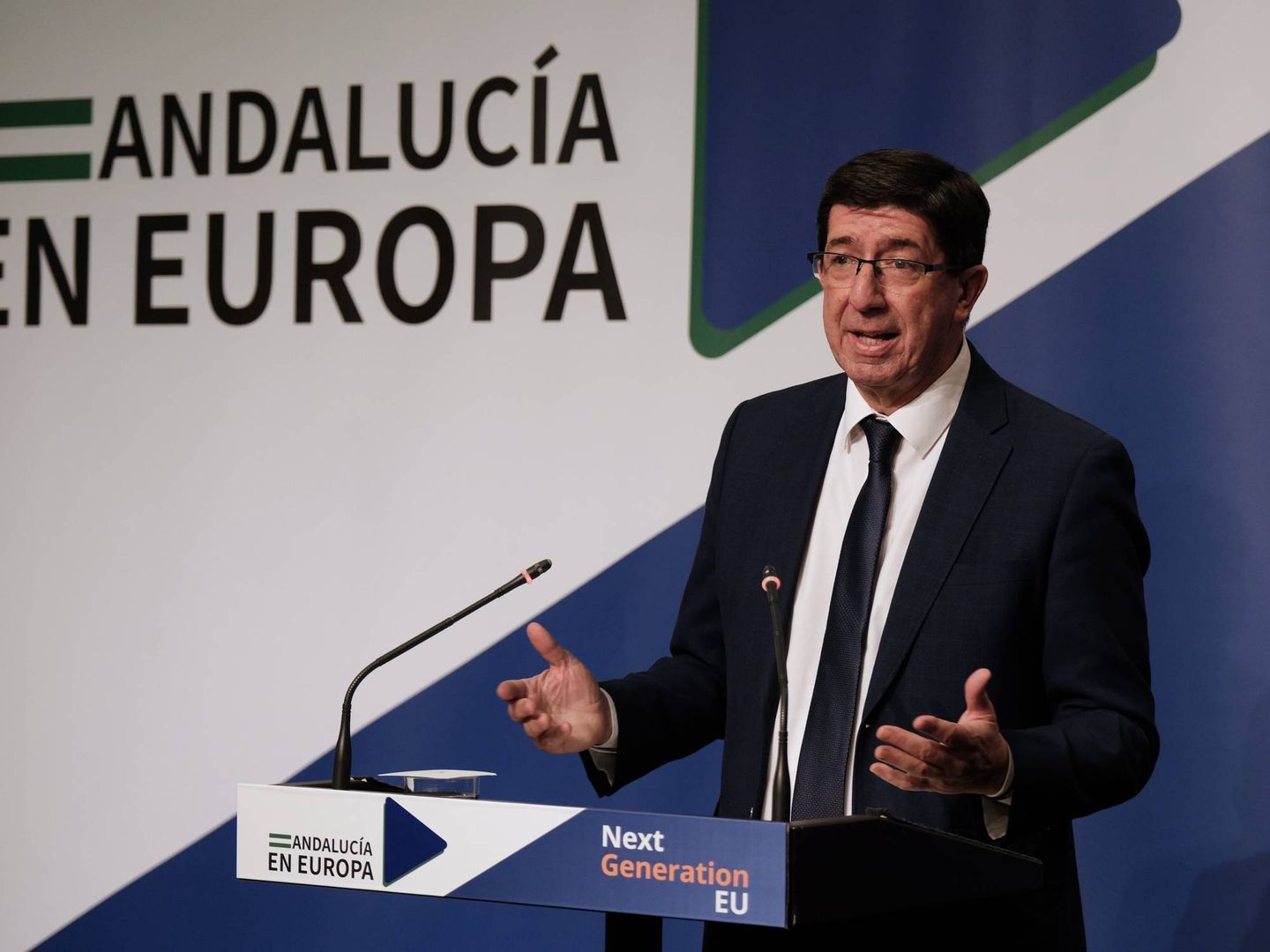 El vicepresidente de la Junta de Andalucía, Juan Marín. (EFE)