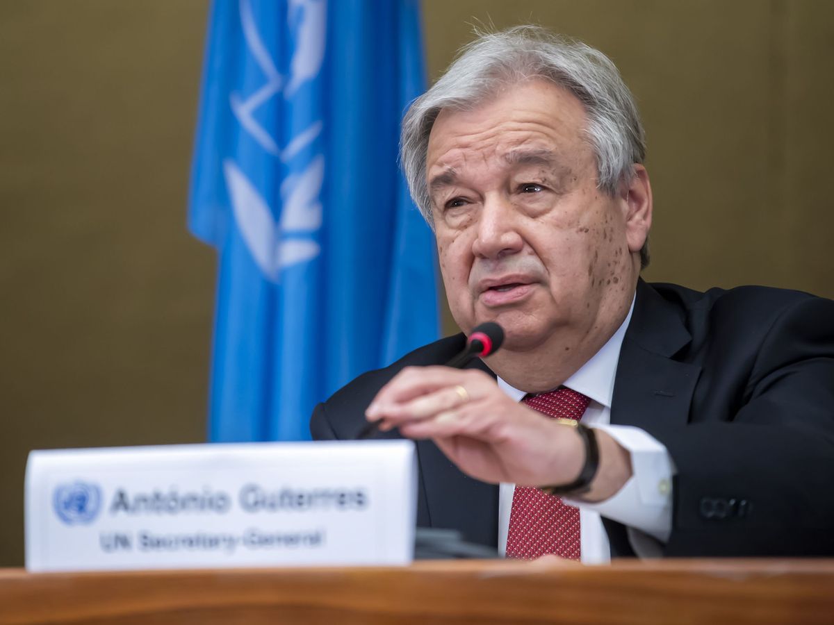 Foto: El secretario general de la ONU, António Guterres (EFE)