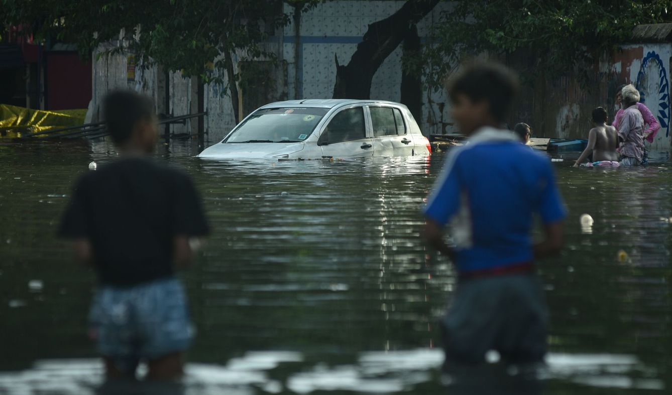 Las grandes inundaciones afectan ya a todo el planeta. (EFE/I. Mohammed) 