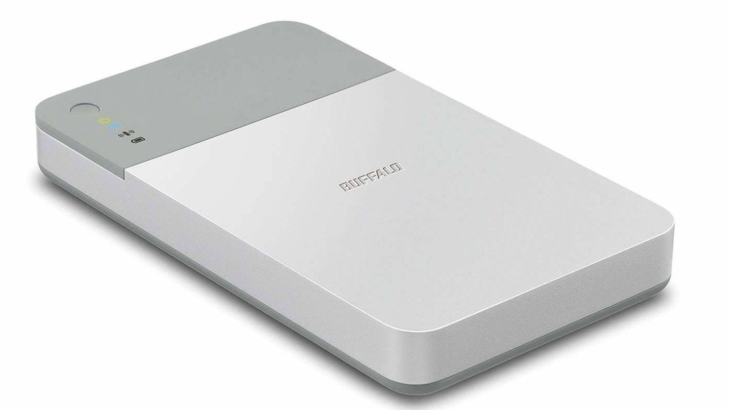 Buffalo MiniStation de 500 GB, un disco duro externo inalámbrico. (Amazon)