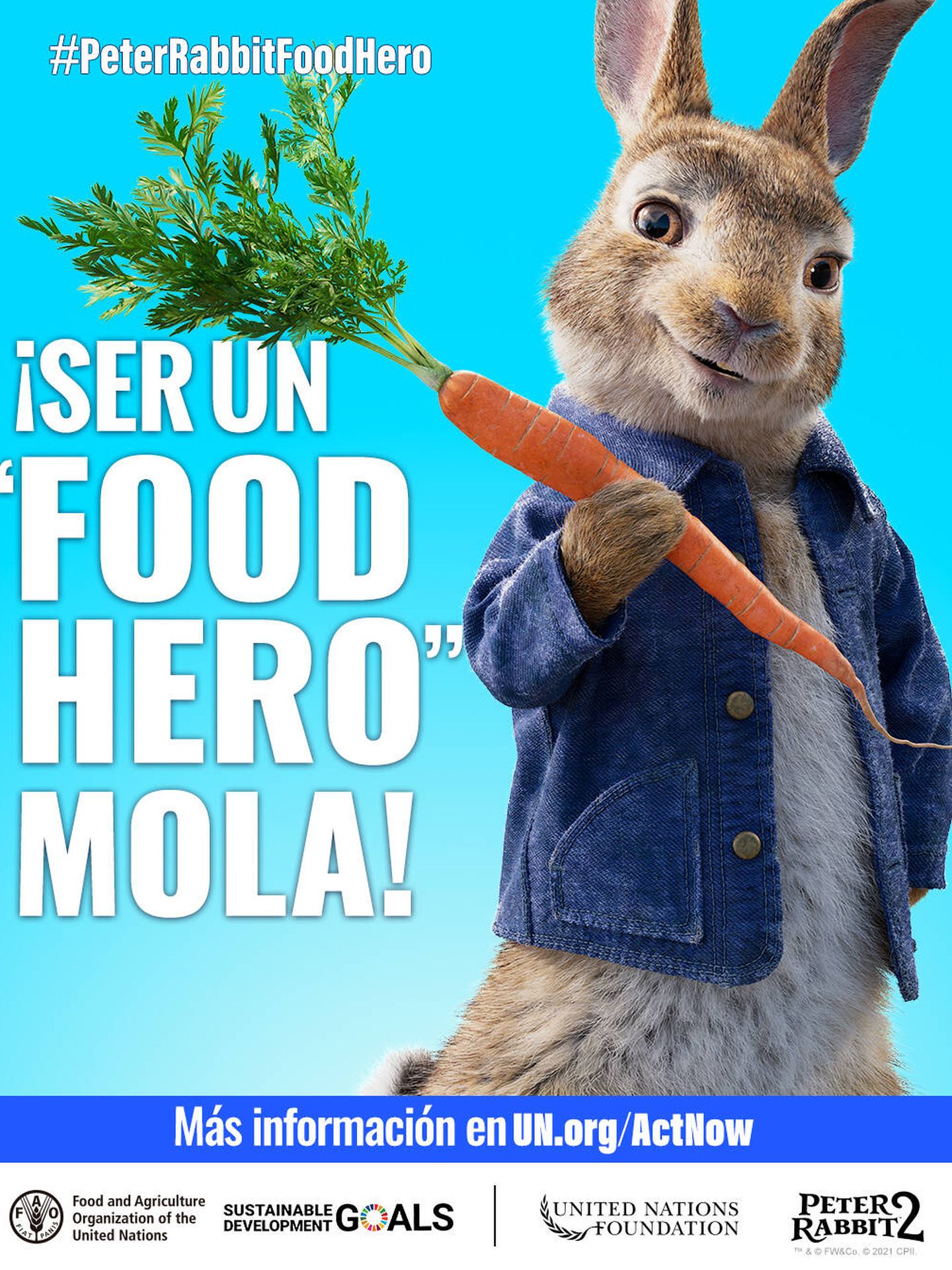 Peter Rabbit, héroe de la alimentación. (Foto: Sony Pictures)