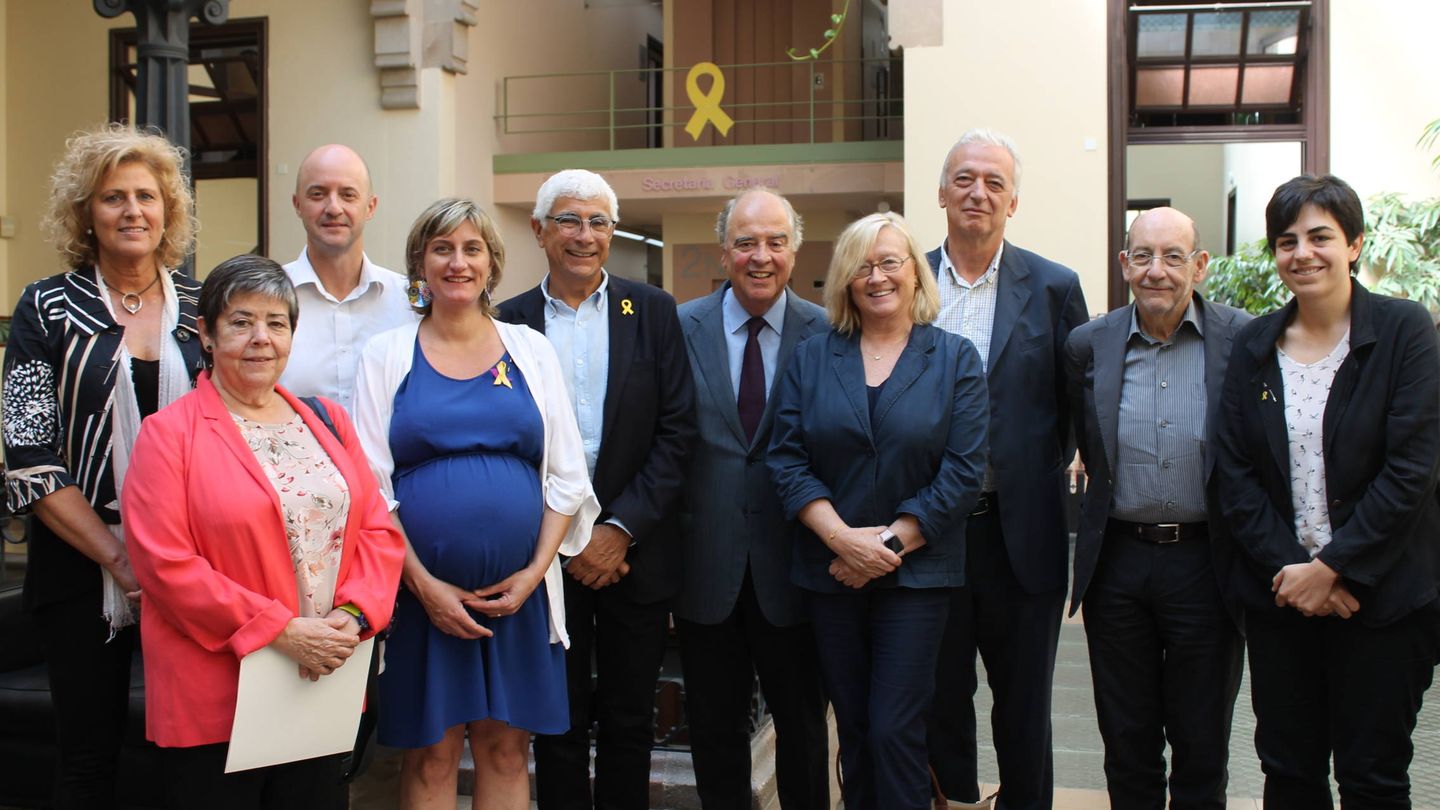 Fotografía de cuando se creó el Consell de la Salut de Cataluña el 13 de septiembre de 2018.