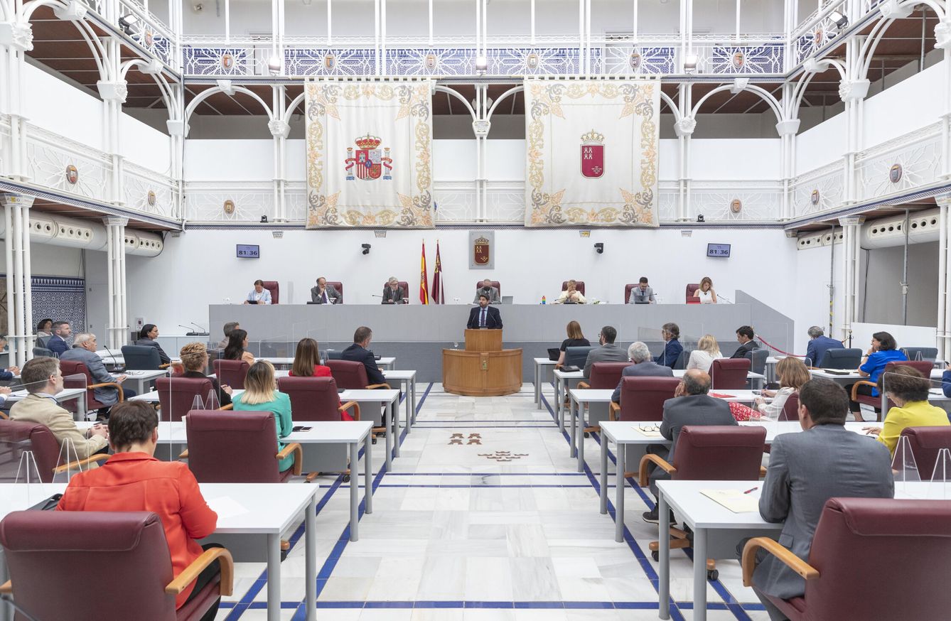 La Asamblea Regional de Murcia. (EFE/Marcial Guillén)