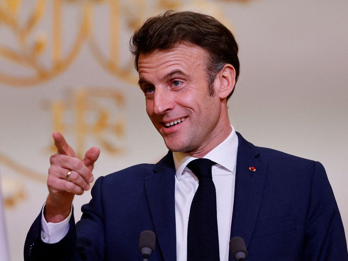 Foto: El presidente francés, Emmanuel Macron. (Reuters/Pool/Ludovic Marin)