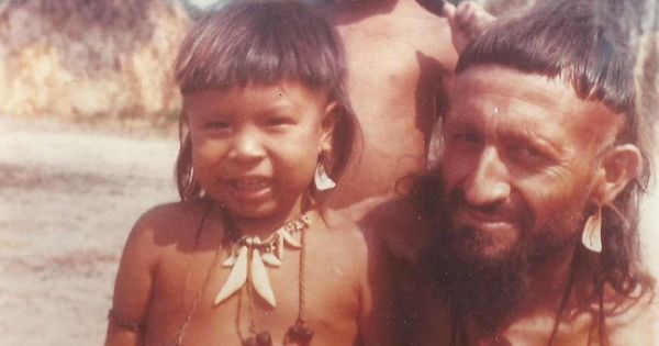 Foto: Vicente Cañas, cuando ya vivía entre la comunidad indígena Enawenê-nawê. (Jesuitas)