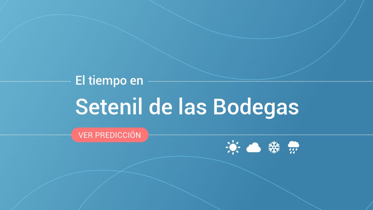 El tiempo en Setenil de las Bodegas: previsión meteorológica de hoy, jueves 14 de noviembre