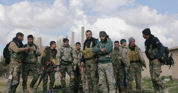 Foto: Fuerzas de las SDF en el pueblo de Al Baguz. (Reuters)
