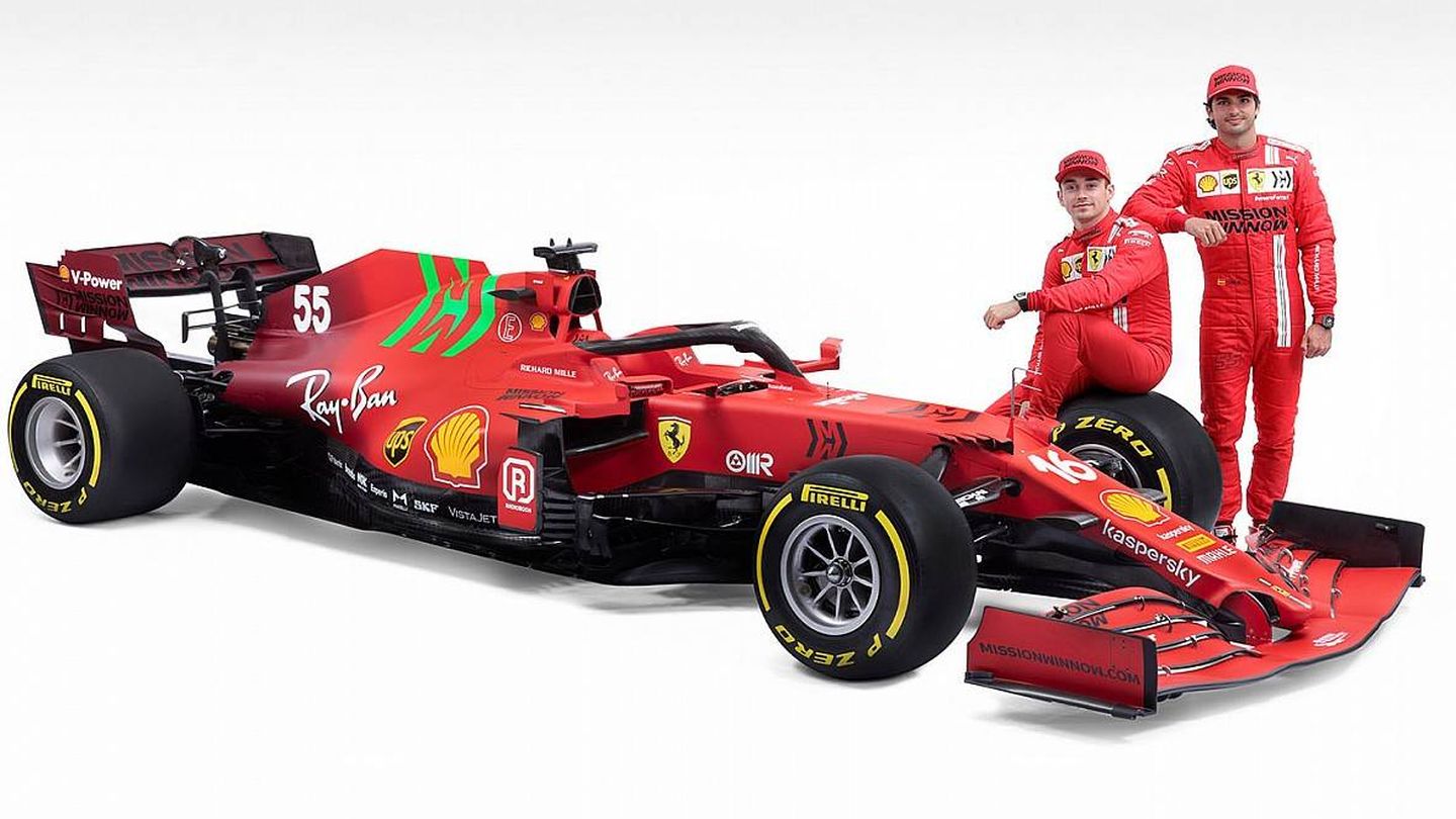 El SF21 será el primer monoplaza de Carlos Sainz en Ferrari.