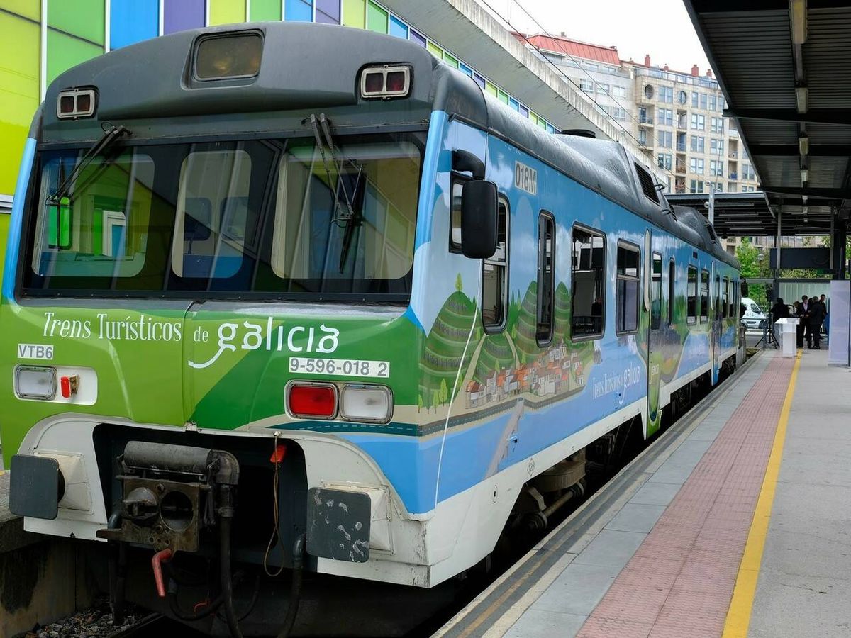 Foto: Vista de uno de los trenes turísticos de Galicia. (Xunta de Galicia)