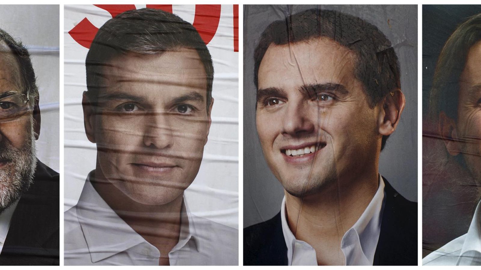 Foto: Combo de fotografías de los candidatos a la Presidencia del Gobierno Mariano Rajoy, Pedro Sánchez, Albert Rivera y Pablo Iglesias. (Reuters)