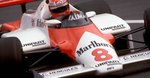 Foto: Niki Lauda con su McLaren-Porsche en el GP de Mónaco de 1983. (Imago)