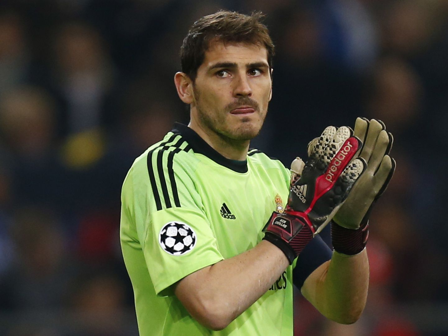 Casillas, en un partido de Champions con el Real Madrid (Reuters).