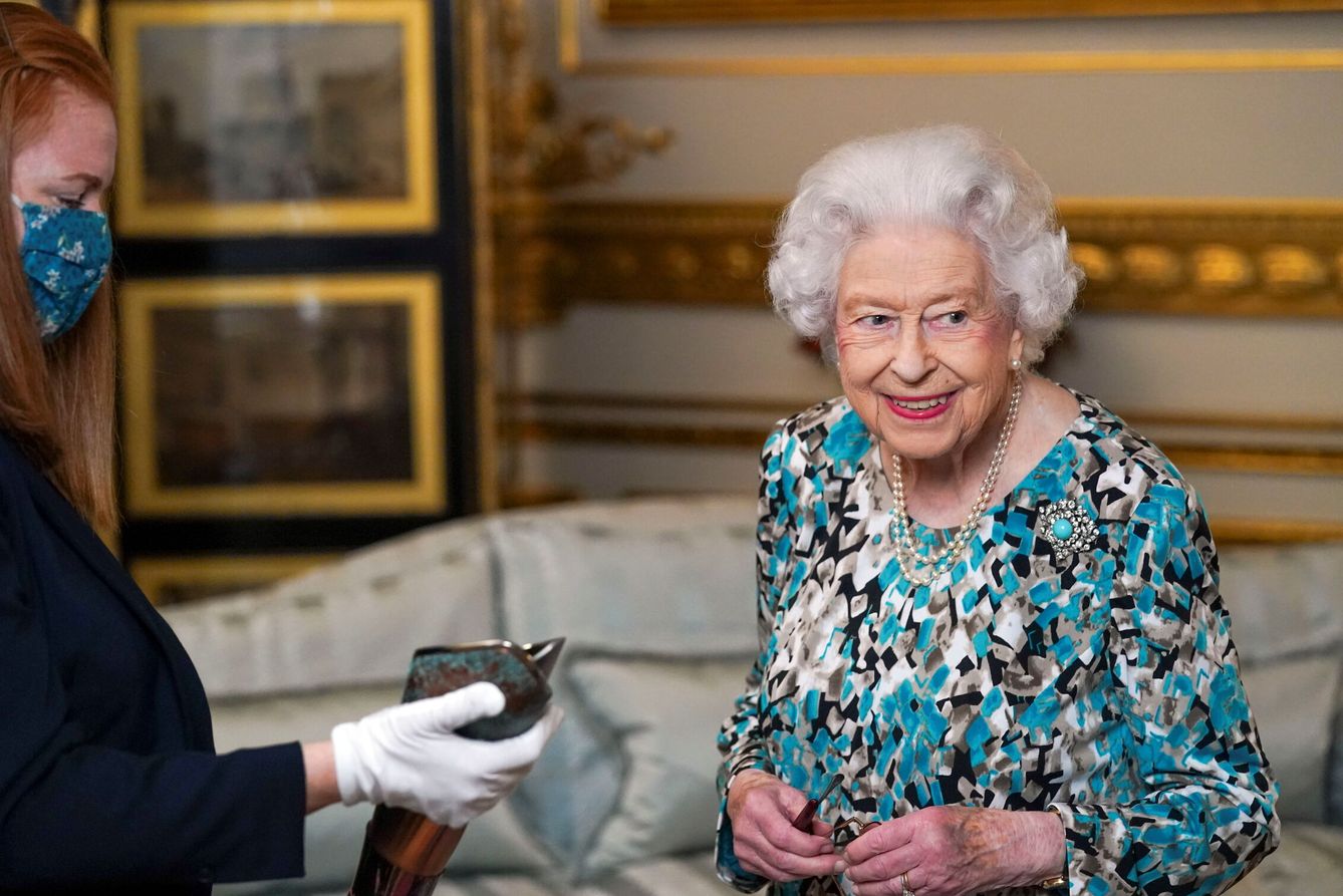 Una de las últimas imágenes de la reina Isabel II. (Reuters)