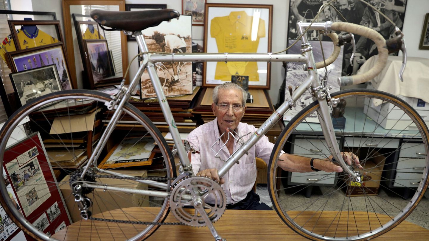 Federico Bahamontes, a los 91 años. (Reuters/ Sergio Perez)