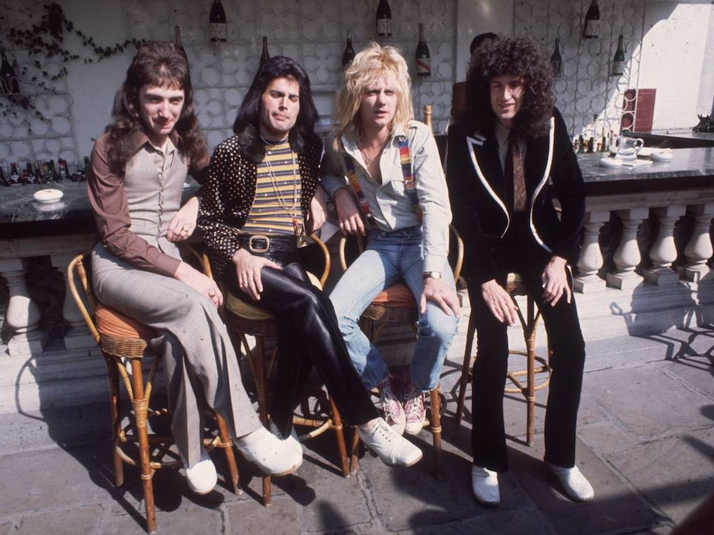 Queen en 1976 (Getty)