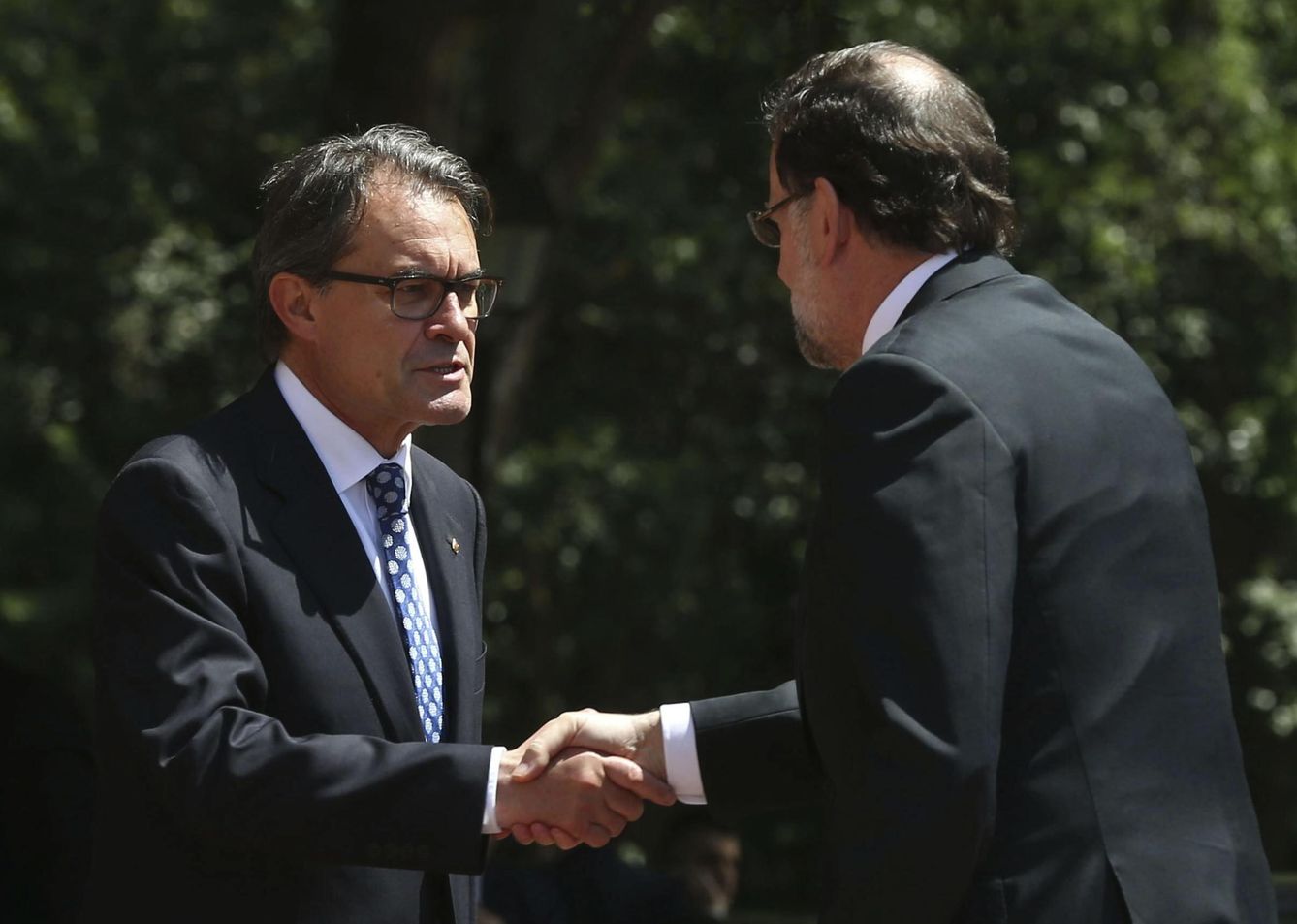 Artur Mas y Mariano Rajoy en 2015 (EFE) 