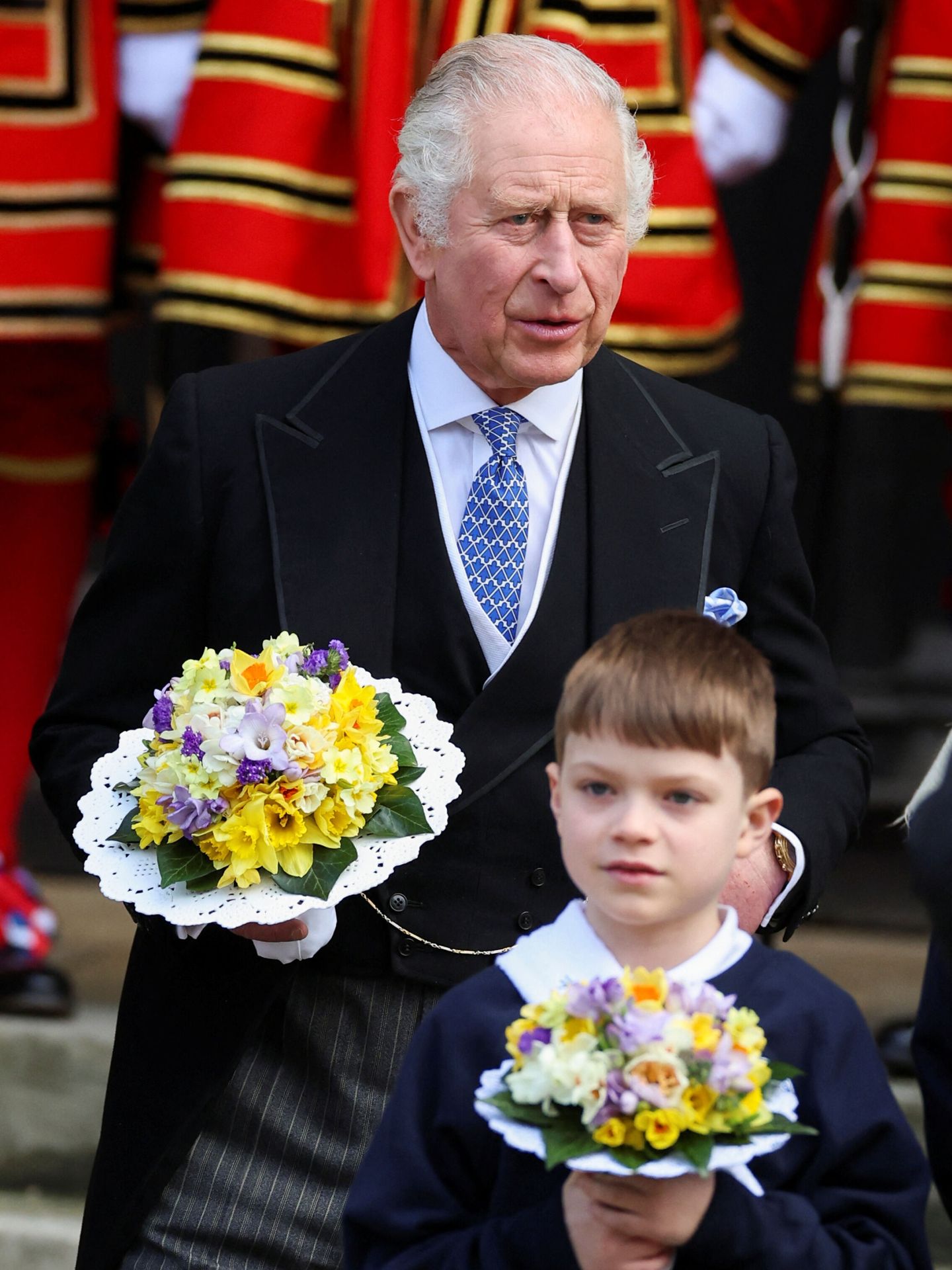 El rey Carlos, este jueves en la catedral de York. (Reuters/Phil Noble)