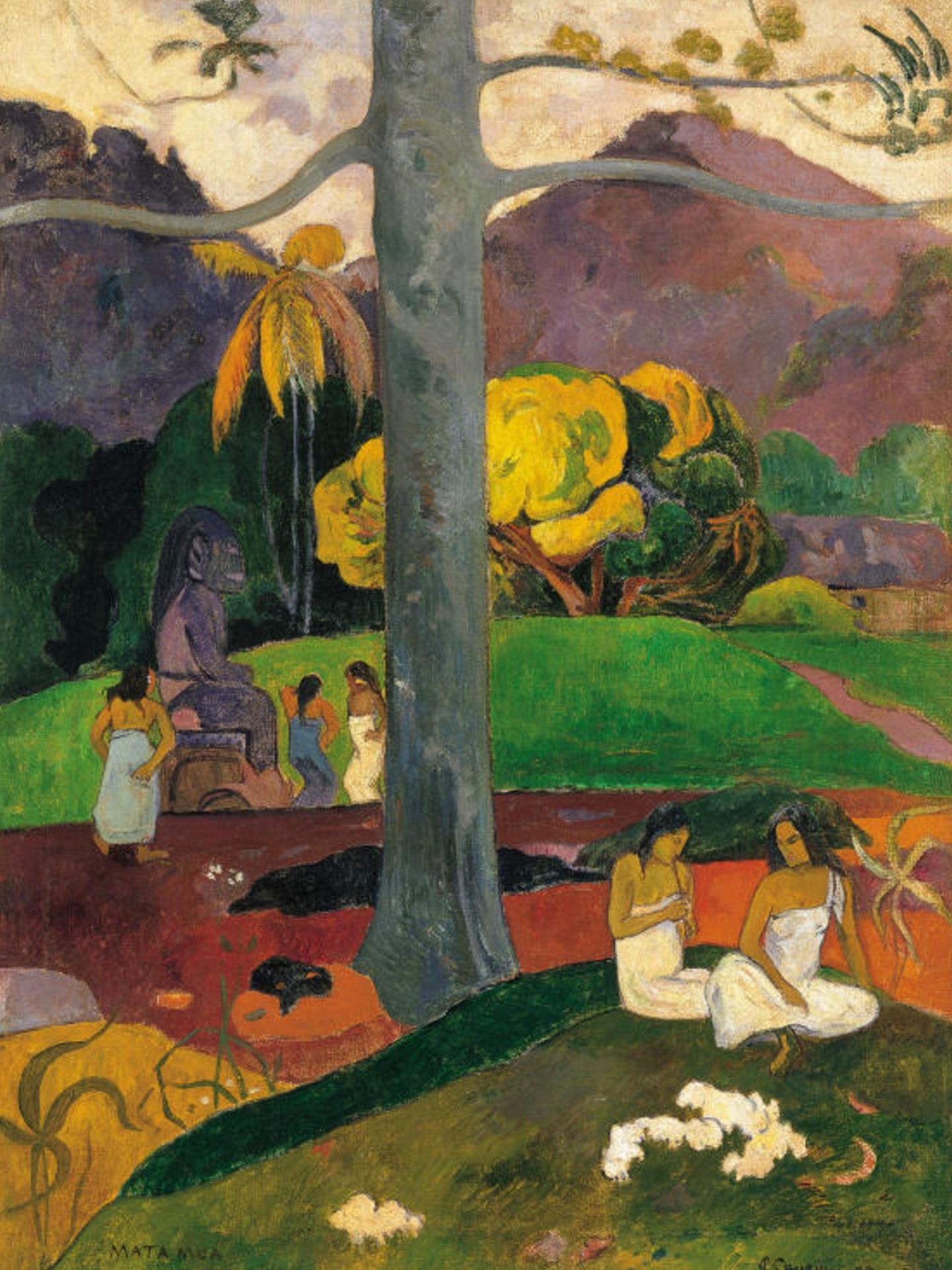'Mata Mua'. (Paul Gauguin, 1892)