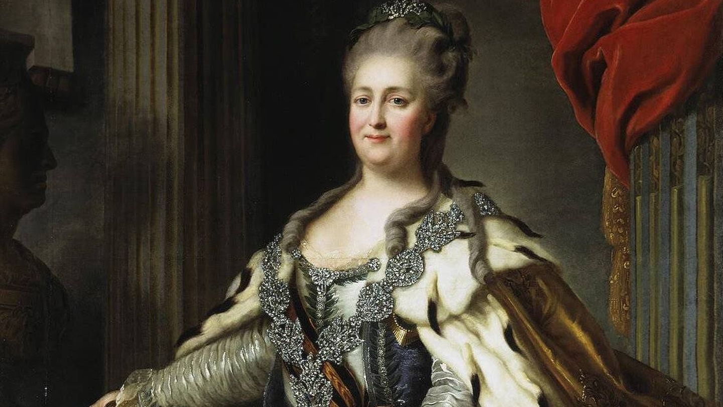 Catalina la Grande, emperatriz rusa. (Archivo)