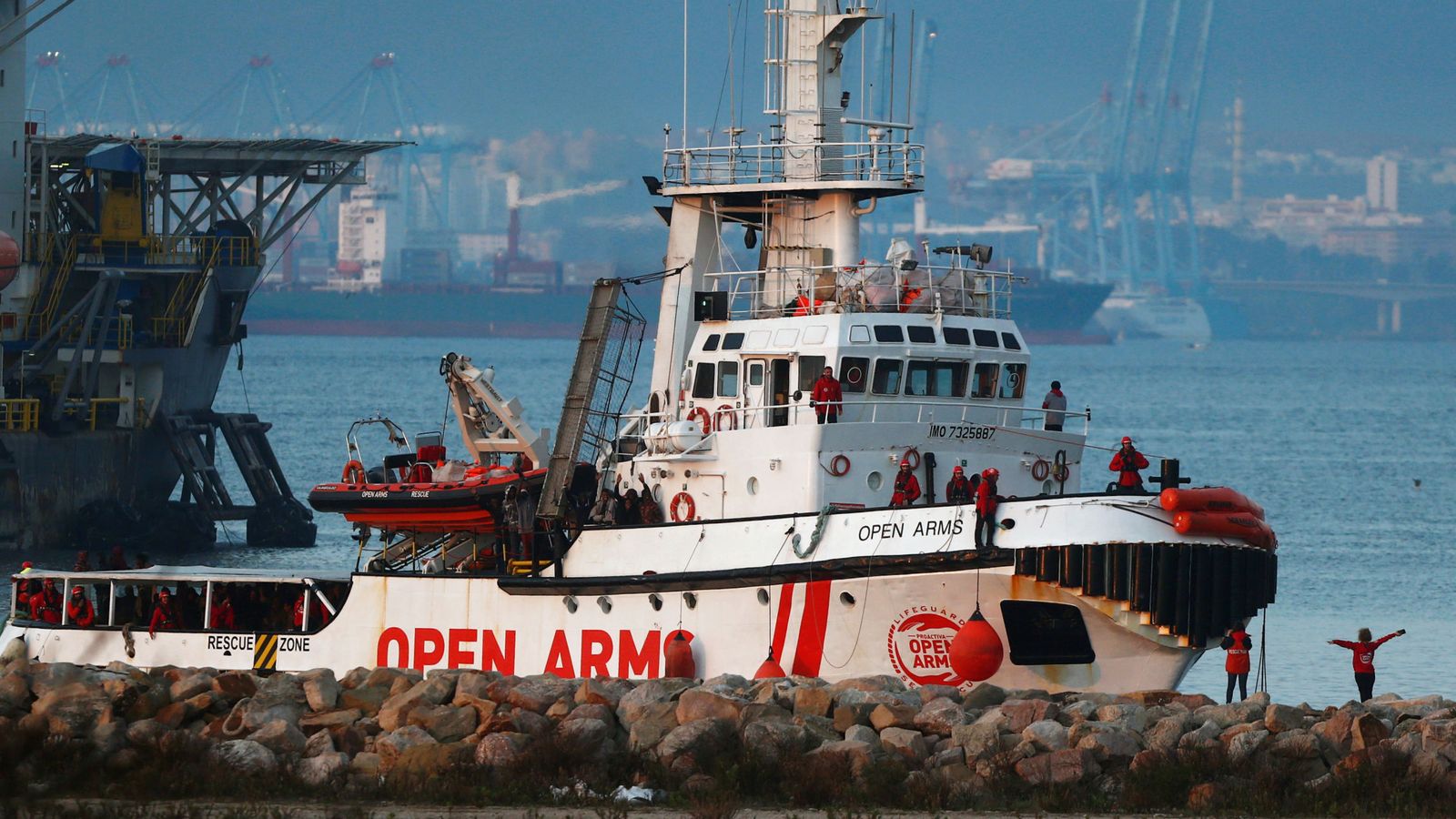 Foto: El barco Open Arms. (Reuters) 