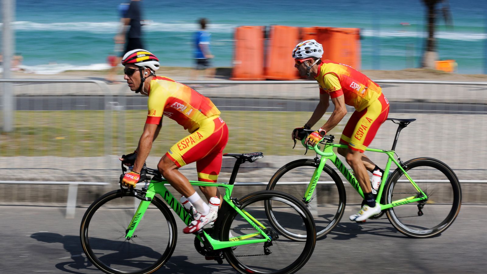 Foto: Entrenamiento equipo de ciclismo de ruta espaÑol