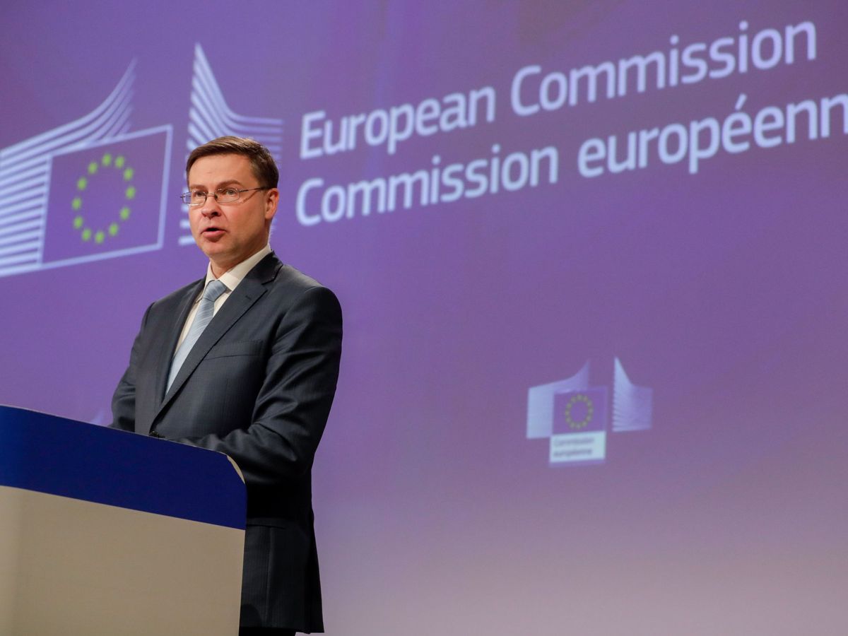 Foto: vicepresidente económico de la Comisión Europea, Valdis Dombrovskis