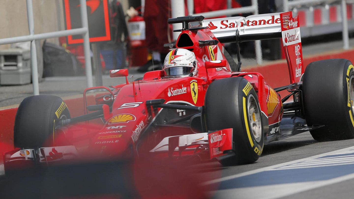 Sebastian Vettel, fue eliminado en la Q1 (Efe)