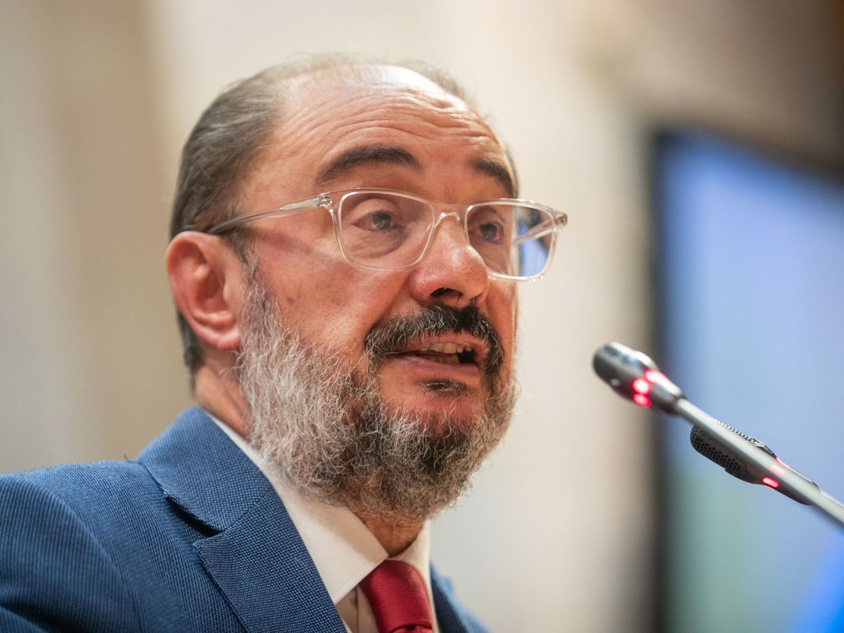 Foto: Javier Lambán, presidente de Aragón. (EFE/Javier Cebollada)