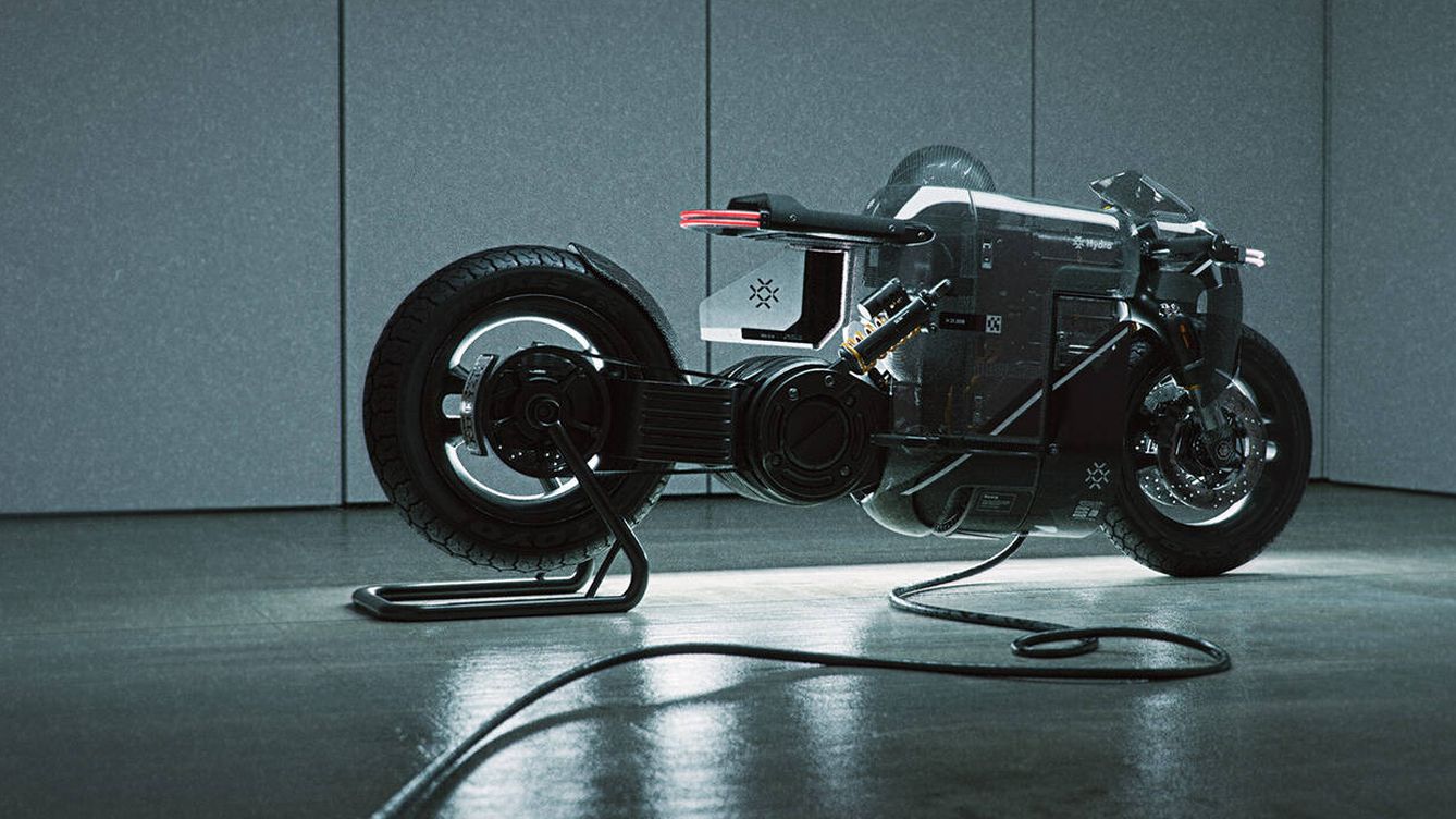 Foto: Los cuatro fabricantes de motos admiten que construir un motor de hidrógeno para moto es complicado. (Hydra)