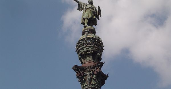 Foto: Estatua de Colón en Barcelona
