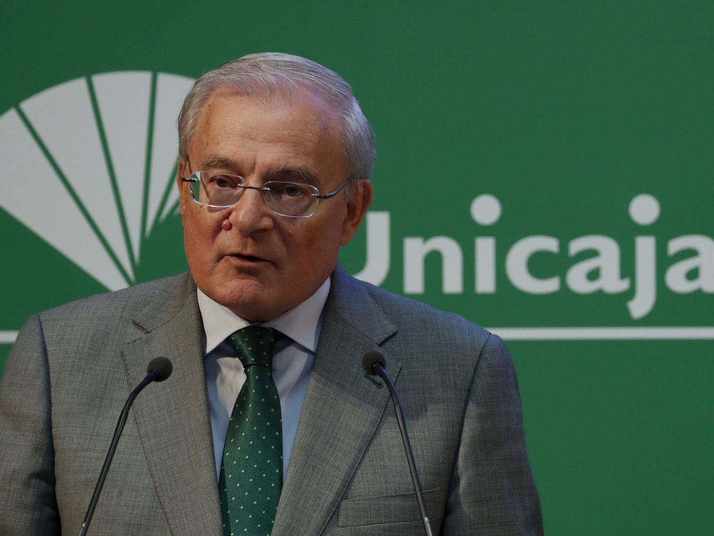 El presidente de Unicaja Banco, Manuel Azuaga. (EFE)
