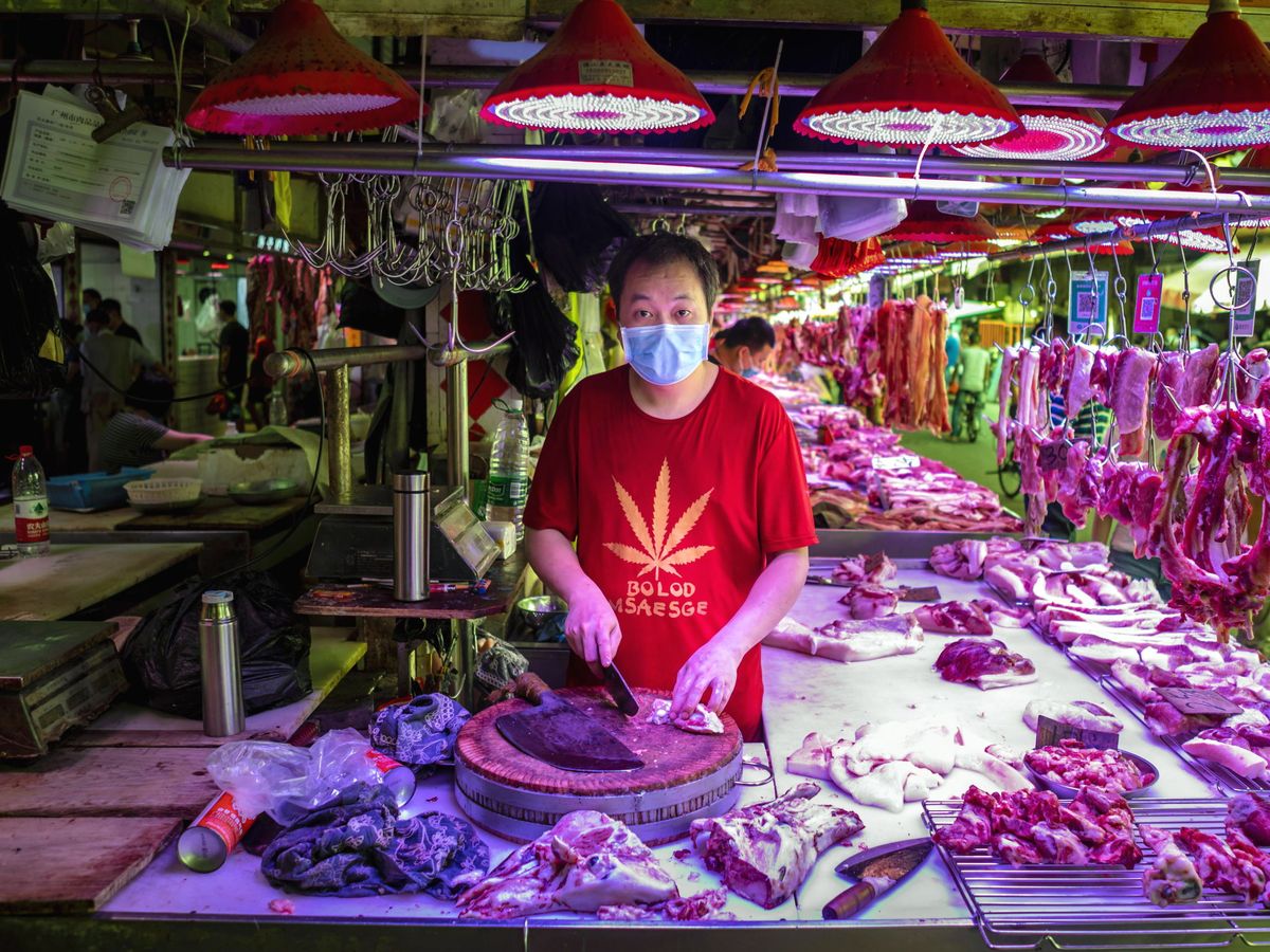 Foto: Mercado chino en Guangzhou, China. (EFE)