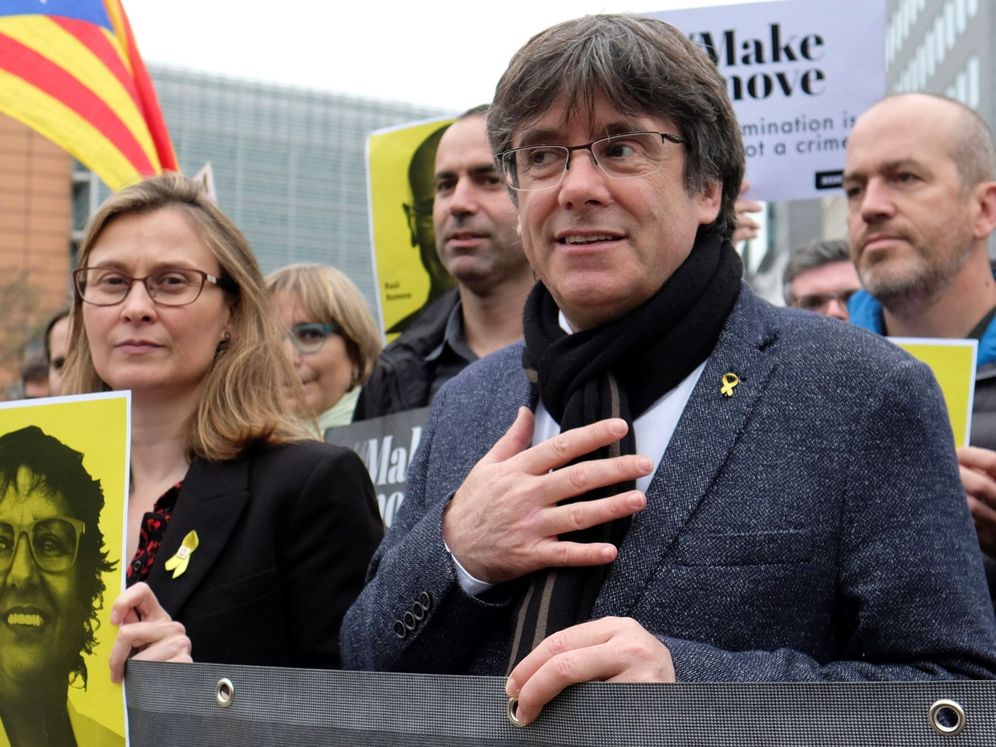 Foto: Carles Puigdemont el 15 de octubre en Bruselas. (EFE)