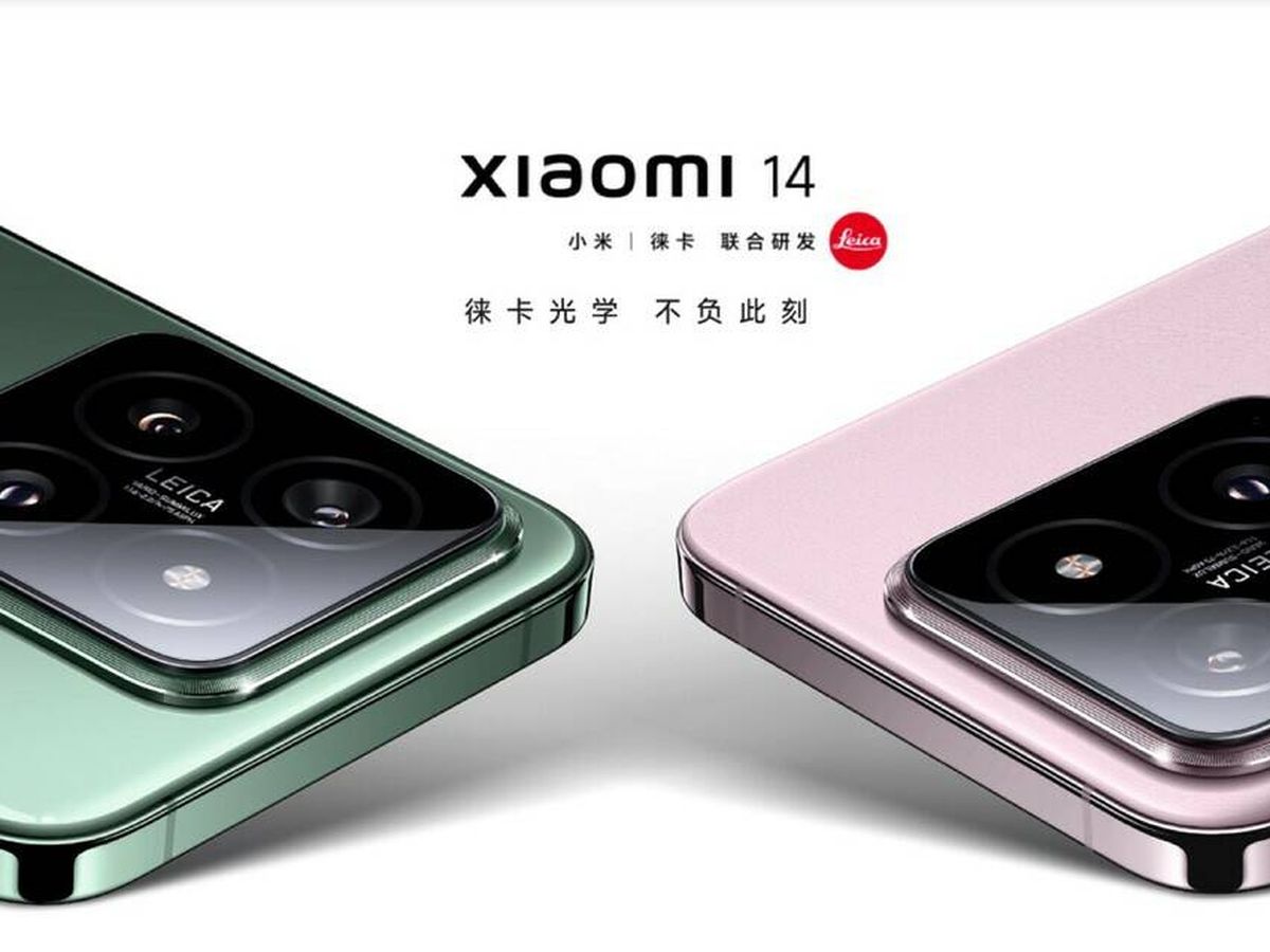 Foto: Así son los nuevos Xiaomi 14 y Xiaomi 14 Pro (Xiaomi)
