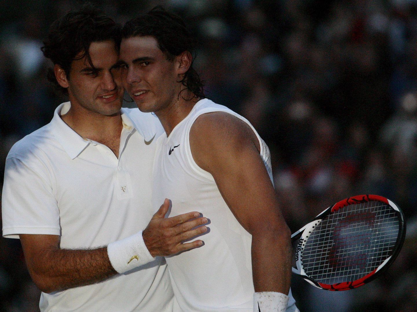 Federer y Nadal, en Wimbledon 2008
