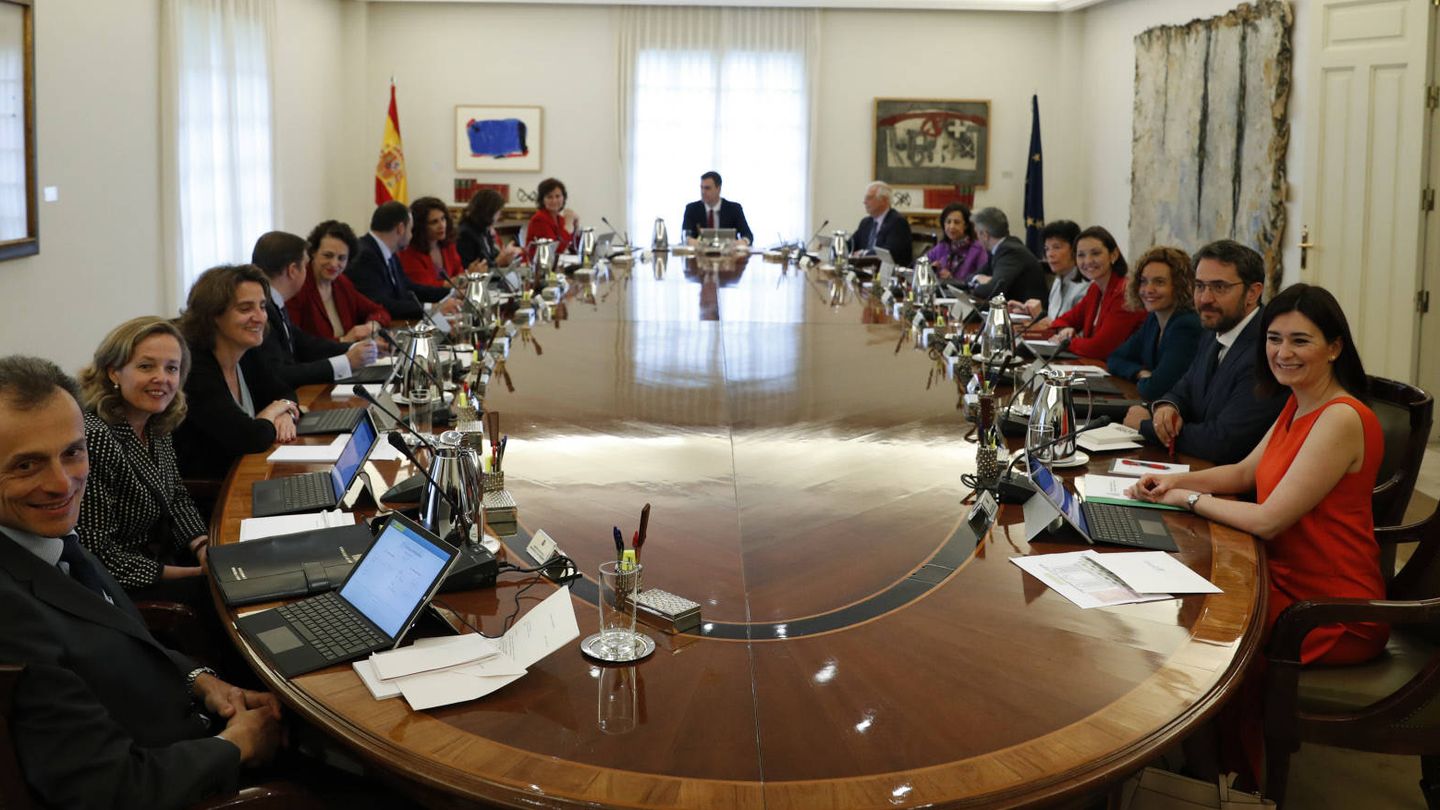 La primera reunión del Consejo de Ministros. (Gtres)