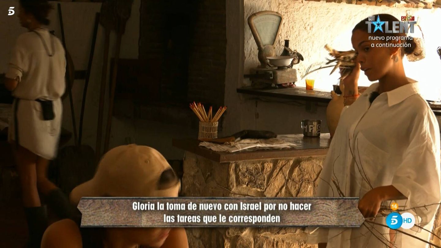 Gloria Camila, en 'Pesadilla en El Paraíso'. (Mediaset)