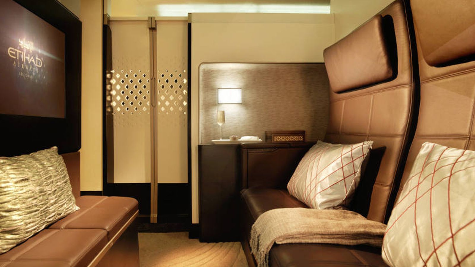 Foto: Una cabina con sala de estar y baño privado. (Etihad Airways)
