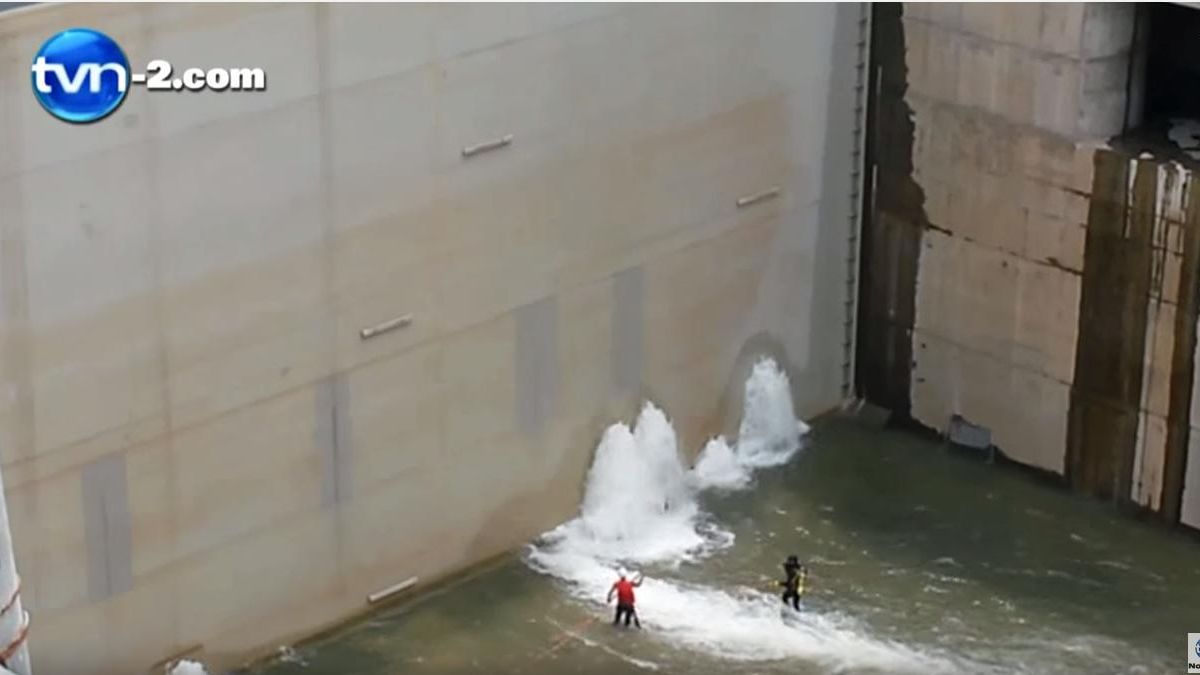 Sacyr reconoce enormes goteras en la construcción del Canal de Panamá por error