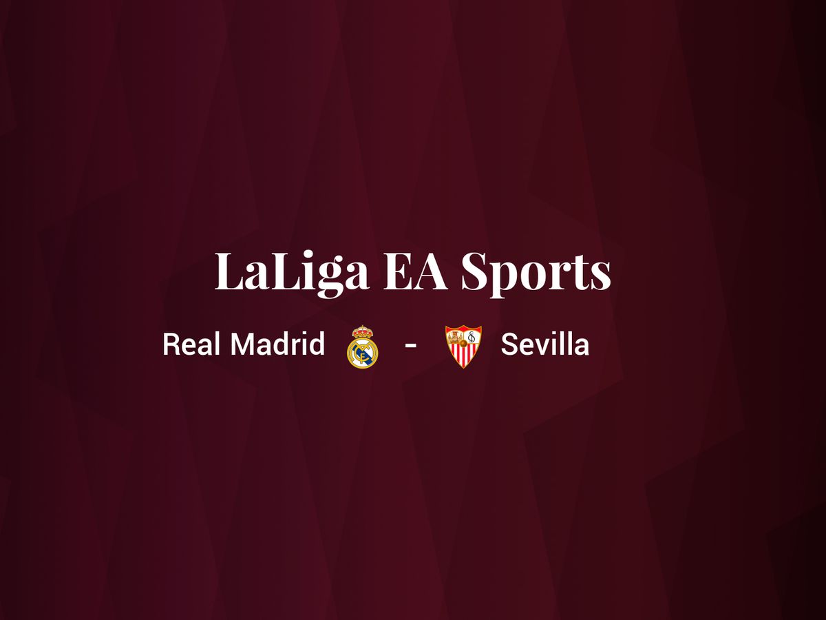 Foto: Resultados Real Madrid - Sevilla de LaLiga EA Sports (C.C./Diseño EC)